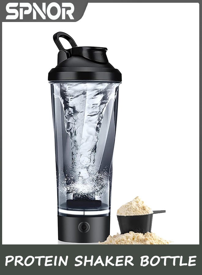 Spnor Protein Shaker Bottle, 24oz Rechargeable Electric Protein Shake Mixer, Shaker Cups for Protein Shakes and Meal Replacement Shakes - Image 1